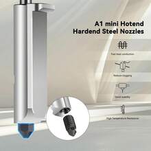 Hotend Kit For Bambu Lab A1/A1 Mini Fast Speed Hot End Assembly Build Plate Silicone Sock Hardened Steel Nozzle 3D Printer Part