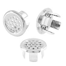 10pcs Stainless Steel Sink Overflow Cover, Decorative Sink Drain Cover With Knob, Leak-Proof And Easy To Install Bathroom And Kitchen Sink Overflow Plug, Modern Sink Accessories Bathroom Accessories Bathroom Tools - Multicolor - View 8