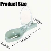 1/3/2件带盖鱼鳞刮刀，手动鱼鳞器，厨房去鱼皮工具，耐用塑料削皮器和刷子 - 彩色 - 查看 4