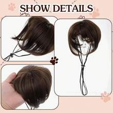 Hot Selling Cat Dog Wigs Suitable For Halloween Christmas Parties And Festivals - Pet Wigs For Small To Medium-Sized Dogs