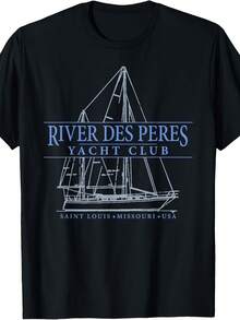 Rr Des Pere St. Louis Sailing T-Shirt - Style 3 - View 1