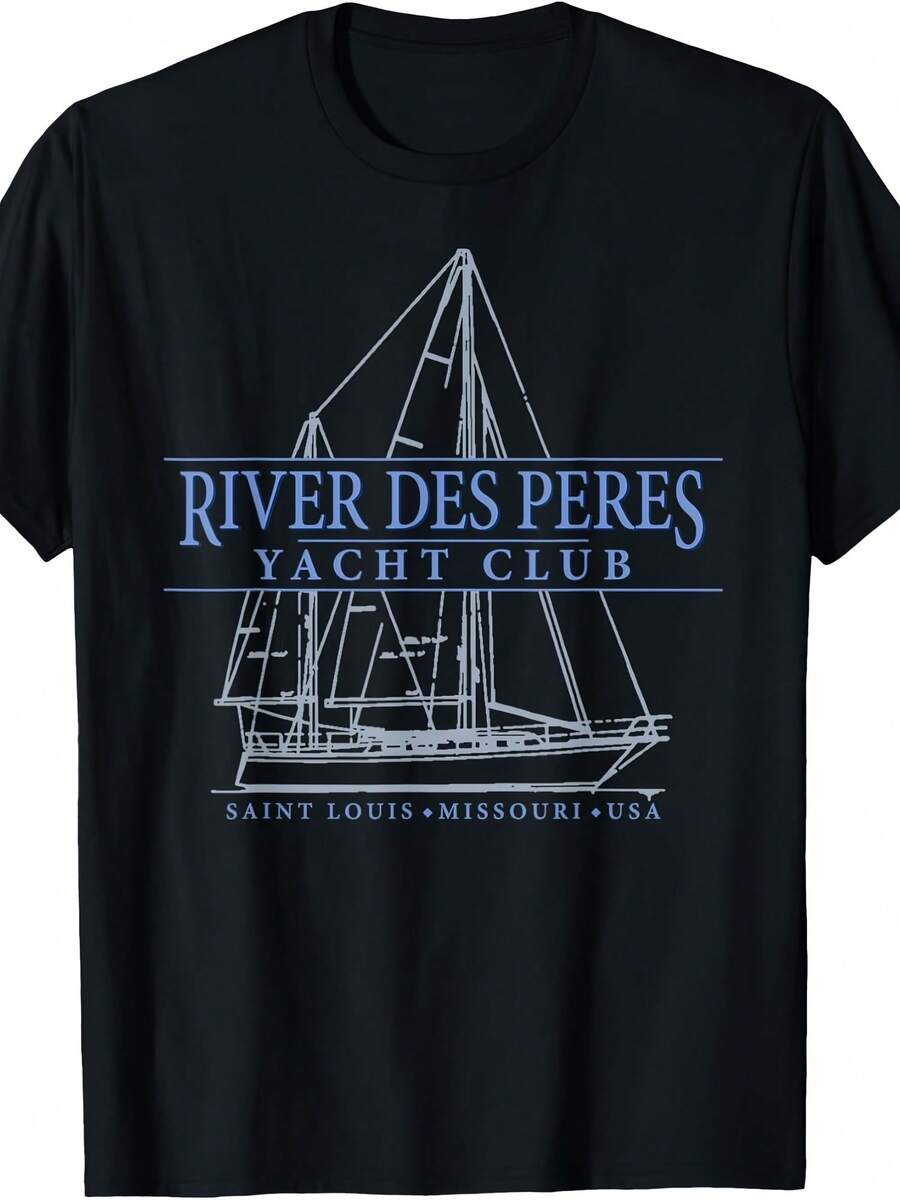 Rr Des Pere St. Louis Sailing T-Shirt - Style 3 - View 1