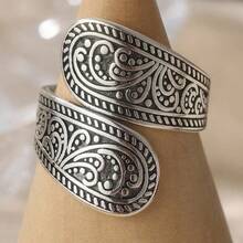 Adjustable Open Ring With 3D Hummingbird Design And Embedded Aquamarine Synthetic Zirconia Stone, Creative Bird-Shaped Ring, Holiday Gift For Men And Women