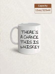 1pc 11oz Funny Whiskey Mug, Coffee Mug, Humorous Coffee Cup, Whiskey Drinkers Gift,Gift For Him Or Men,Office Mug,Christmas Decorations,Fun Gift For Birthdays, Holidays & Parties, Ideal For Friends, Coffee Bar Accessories, Reusable,Christmas,Hand Wash Only, Ideal For Hot & Cold Drinks, Room Decoration,Winter Drinkware, Thoughtful Present, Family Keepsake,Valentines Day Gifts,Wedding