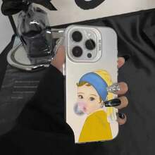 Leonardo Da Vinci Mona Lisa Phone Case Covercompatible with  16 15 14 13 12 11 Pro Max Plus Color Shockproof Back Silver Cover,Covercompatible with  17 Hülle, 17 pro Hülle, 17 promax Hülle - z7 - Übersicht 7