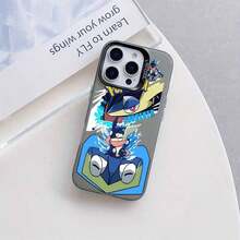 Funda para teléfono Anime Japonés P-Compatible con 17, 16E, 16, 15, 14, 13, 12, 11 Pro,, X, XR, XSMAX, 8, Plus, con parte trasera mate a prueba de golpes.17   17promax - Negro - Ver 1
