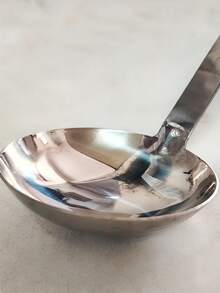 1/2/4pcs Stainless Steel Soup Spoons, Multipurpose Soup Ladle, Large Mouth Soup Spoon, Kitchen Utensils, Rice Spoon, Cookware - Silver - View 4