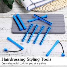 20 Pcs Perm Rods For Short Hair Small Plastic Hair Perming Rods And Rollers Curling Roller Perm Rod Medium For Long Hairs (Blue, 0.35 Inches),Curly Hair,Hair Rollers,Hair Curler,Heatless Curl,Heatless Curls,Hair Curlers,Rollers,Hair Curl,Rollers For Hair,Curly Hair Tools,Hair Rollers,Hair Roller,Curls Diffuser,Hair,Travel,Hair Products,Hair Tools,Hair Stuff,Barber,Barber Accessories,Barbershop,Hairdressing Equipment