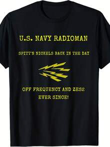Navy Radioman ZES2 T-Shirt - Style 13 - View 1