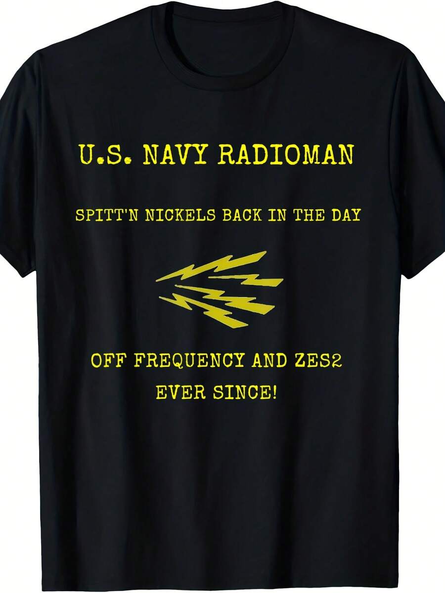 Navy Radioman ZES2 T-Shirt - Style 13 - View 1