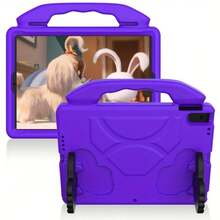 Thumb Anti-Drop Flat Plate Stand Protective Case - Purple - View 4