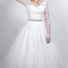 Jovbridsea Cinturon de vidrio para boda con diamantes de imitacion cinturon de novia hecho a mano para dama de honor - Plata, blanco - Ver 6