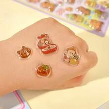 قطعة واحدة من ملصق بلاستيكي ثلاثي الأبعاد لحيوان الكابيبارا، ملصق زخرفي كرتوني مرصع بالألماس ثلاثي الأبعاد، متوفر بأربعة أنماط، مناسب لكتب الملصقات والأجهزة المحمولة والثلاجات وتزيين أغطية الهواتف الكرتونية. التصميم مثالي للاستخدام المنزلي والأعياد والحفلات وأعياد الهالوين والكريسماس. - متعدد الألوان - مشاهدة 4