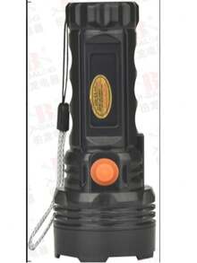 Linterna de mano recargable portátil de alta potencia LI246 linterna de mano recargable portátil alta potencia modelo LI246 batería recargable puerto USB luz potente y uniforme modos de ahorro y emergencia carcasa robusta resistente al agua ideal para actividades outdoor trabajo nocturno y reparaciones autonomía prolongada diseño compacto para fácil transporte y uso diario - Negro - Ver 1