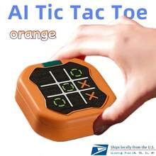 Electronic Tic Tac Toe Game,Electronic Crossword Game With Silent Mode - Portable Handheld Digital Table Game Machine, Adult Strategy Thinking Game, Compact Travel Friendly Design With Power Adapter - Perfect Gift For Strategy Game Enthusiasts In Home, Office, And Travel - trái cam - Xem 9