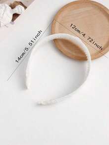 1pc Women Floral Embroidered Fashionable Headband For Hair Decoration Elegant Valentine's Day,HairBand,Hair Hoop,Hairband,Hair Hoop Headbands Hair Accessories Head Accessories - 白色 4 - 查看 5