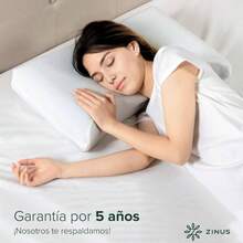 Almohada de Foam Ergonmica para Hombros Soporte especializado para Hombros Espuma viscoelstica de Alta Densidad Diseo Contorneado para Dormir de Lado - blanco - Ver 10