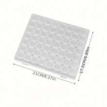 1pc - 36 Grid Acrylic Shell Display Box, Rhinestone Gem Earrings Jewelry Transparent Display Case, Jewelry Storage Display Box, Jewelry Box, Jewelry Case, Decorative Storage Space For Starfish, Shell, Gems And Crafts - Multi-Functional Storage Box With Magnetic Closure, Transparent Display Box, Suitable For Storing Rhinestones, Gems, Earrings, Rings And Jewelry, Perfect For Jewelry Storage And Display, No Power Required Storage Box, Great For Home Decor And Beach Theme Display Back To School