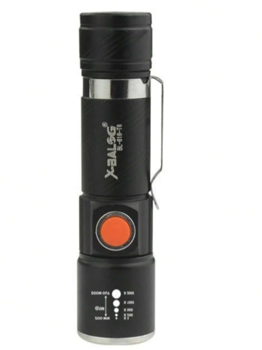 Linterna de mano recargable portátil de alta potencia LI252 - Negro - Ver 1