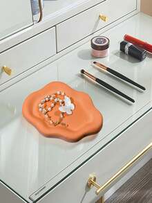 Ins Style Irregular Cloud Storage Plate Desktop Storage Plate Silicone Mold Plaster UV Glue Cement Plate Making Drop Molding Mold Household Decoration Ornament Making Silicone Mold - Multicolor - View 5