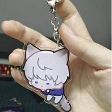 1pc Acrylic Desk Decor, Bag Charm, Keychain, Car Hanging Ornament - Qin Che, Shen Xingui, Qi Yu, Rafayel, Li Shen, Zayne - High Transparency Material, High Definition Printing - Bedside, Desk Decor, Collectible - Anime Desk Accessory, Versatile Decorative Item - Love And Deep Space Acrylic Brick - Student Gift - Multicolor - View 12