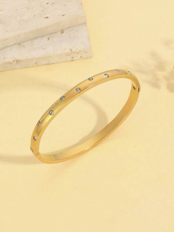 1pc Women's Fashion Bracelet, Charming And Cute Bow Decor Stainless Steel Flat Snake Chain Bracelet, Music Festival Daily Vacation Jewelry Accessory