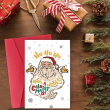 1PC Funny Christmas Cards For Friends Family Colleagues, Merry Christmas Gifts For Women Men, Xmas Card & Gift For Him Her - one-size - View 7