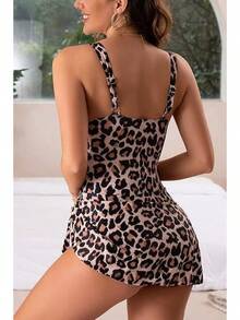 ¡RecomendadoTraje De Baño Mujer Natacion De Una Pieza,Trajes De Baño con Control De Abdomen,Falda Bañador,Adecuado para Playa,Surf,Natación,Verano¡Top de Temporada - Verde Floral - Ver 6