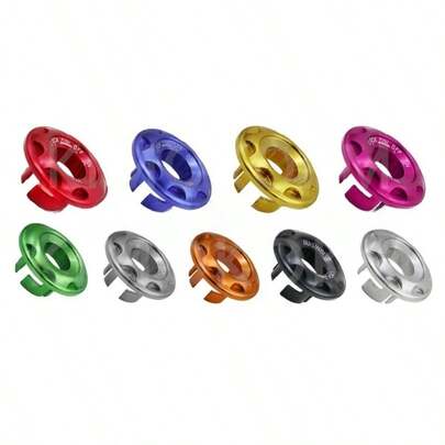 Cubierta del interruptor de encendido de la motocicleta Fuego JOG ZY100T AVENUE RSZ Vino, de aleación de aluminio, protector de anillo del interruptor de llave del motor