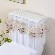 Universal Toilet Tank Cover, Bathroom Toilet Tank Lid Cover, Conceals Unsightly Toilet Tank - Peony Beige - View 1