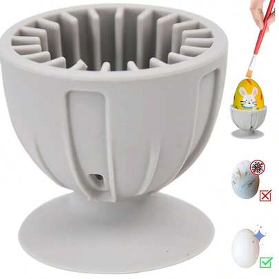 Silicone Egg Cleaning Brush, Reusable Rotary Egg Washer, Multi-Functional Egg Scrubber, Easy To Clean