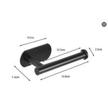 1 Piece Self-Adhesive Wall Mounted Stainless Steel Paper Towel Holder, Easy To Install, Suitable For Kitchen, Bathroom, Cabinet, Sink, Balcony, Can Also Be Used To Store Plastic Wrap/Paper Towels, A Must-Have Multi-Purpose Paper Towel Storage Product!