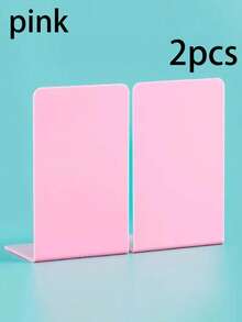 2/1 pieza Soporte de libros de escritorio, Soporte de libros multifuncional, Estantería de libros a prueba de terremotos, Estantería de libros portátil, Acrílico, Organizador de libros, Compartimento independiente, Apertura grande, Adecuado para dormitorio, sala de estar, escuela, dormitorio, escritorio de oficina, papelería, documentos, cocina, baño, regalo de cumpleaños, regalo de Navidad, regalo de Halloween, regalo para compañeros de clase