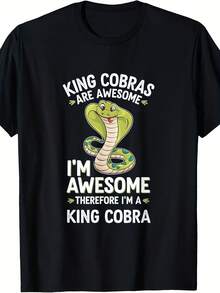 King Cobra Awesome I'm Awesome I'm King Cobra T-Shirt - Style 28 - View 1