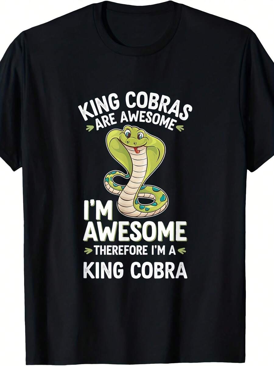 King Cobra Awesome I'm Awesome I'm King Cobra T-Shirt - Style 28 - View 1