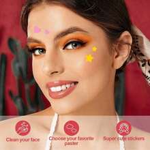 1400 Pcs Star-Shap Pimple Patches (7-Color), Facial Cover ,Boost Your Glamour, Party It Up,Fragrance-Free, Paraben-Unisex Adult, All Skin Types Compatible, No Fragrance,No Components Included - Nhiều màu - Xem 5