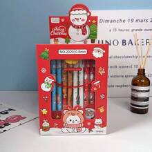 Christmas New Eraser Set, Student Christmas Gift Prizes Eraser Set Stationery And Learning Supplies, Halloween And Christmas Stationery Gifts; The New Year Gift Of 1 Eraser And 10 Pencils Is Random