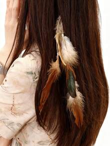 3pcs Artificial Boho Style Tassel Hair Clip With Snap, Suitable Women Daily Use,Hair Accessories,Hair Barrettes Hair Clips Claw Clips Hair Claws, Hair Slide, School Stuff,Stocking Stuffers,Stocking Fillers,Stocking Stuffers For Women,Stocking Fillers Women,Christmas Gifts,Gifts,Christmas Stocking Fillers,Gifts For Women,Gift,Christmas Gift,Stocking Stuffers For Adults,Stocking Fillers For Adult,Hair Stuff,Women's Accessories,Stocking Stuffer,Coming-Of-Age Hair Accessory,Christmas Hair Accessories,Gift Ideas For Women,Beauty Stocking Fillers,Christmas Gifts For Women - Multicolor - View 6