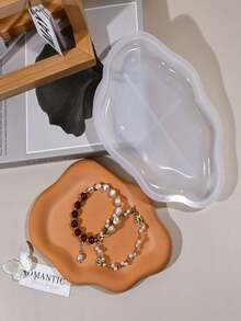 Ins Style Irregular Cloud Storage Plate Desktop Storage Plate Silicone Mold Plaster UV Glue Cement Plate Making Drop Molding Mold Household Decoration Ornament Making Silicone Mold - Multicolor - View 7