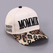 Mommin Trucker Hat Women Embroidered Mom Baseball Cap Adjustable Canvas Vintage Hat Casual Wear - Ngụy trang - Xem 2