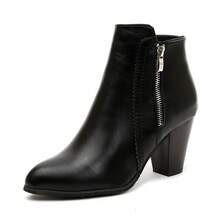 Women Mid-Calf Boots - Black - View 9