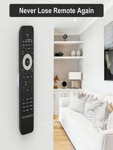 Magnetic Remote Control Holder Strong Magnetic Base For TV Air Conditioner Remote Control Magnetic Sticker For Living Room Home Theater Office School Sleek Men Women Space-Saving Storage And Organization Home Decor - Multicolor - View 9