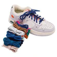 Extra Long 5mm Thick Round Polyester Shoelaces For Basketball Hiking & Training Shoes Durable Colorful Laces For Boots Sneakers