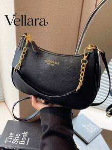 [US-Based Shipping]Fashion Underarm Bag New Style Single-Shoulder Tote Bag Textured Color-Blocking Work Small Handbag, Hot-Selling Vintage Bag High-End Solid Color Underarm Bag Large Capacity Commuter Crossbody Women's Bag, Retro Casual Minimalist Korean-Style Solid Color Textured Commuter Crossbody Underarm Bag For Women, Niche Design Unique Chic Casual Crossbody Bag Fashionable Shoulder Bag For Women, Large Capacity Retro New Arrival Casual Minimalist Korean-Style Solid Color Textured Commuter Solid Color Crossbody Underarm Bag For Women, Underarm Bag Fashionable Shoulder Handbag, Textured Women's Spring Grapefruit-Patterned Work Small Handbag.Mochilas,Tote Bags For Women,Designer Handbags,Bags For Women,Bolsas Elegantes Para Mujer,Carteras Para Mujer,Cross Body Bag,Tote Bags For Women,Bolsos,Purse For Woman.Women's Fall Clothing Winter Clothing Christmas Halloween Gift. - 黑色 - 查看 4