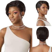 Eulisi 30 Inch Straight Lace Front Wigs 60% Human Hair 13x4 HD Transparent Lace Frontal Wigs Human Hair Pre Plucked With Baby Hair Natural Black Color,Short Straight Bob Wigs 8-14 Inch