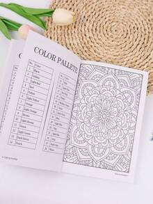 Buku Mewarnai Dewasa 75 Lembar: Desain Indah, Menyenangkan dan Menenangkan untuk Orang Dewasa untuk Meredakan Stres, Warna Tahan Lama, Hadiah Ideal untuk Tahun Baru dan Ulang Tahun - Sepotong Tunggal - View 3