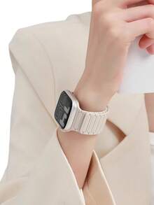 Magnetic Silicone Strap Compatible With 38/40/41/42/44/45/46/49mm, Compatible With Apple Watch Strap Ultra/Se11/10/9/8/7/6/5/4/3/2/1