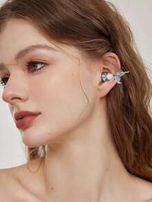 Decorative Clip-On Accessories For Freeclip Headphones, Bluetooth Headphone Decor Butterfly Tassel Mermaid Tail Clip-On Charms, Niche High-End Headphone Clip Accessories (Headphones Not Included, Only Selling Decorative Clips) - Multicolor - View 3