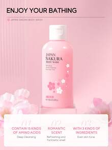 1 طقم العناية بالجسم من LAIKOU، (غسول جسم بعطر الكرز 100مل + صابون كرز 90جم + زيت جسم كرز 50جم + كرة استحمام وردية (مسحوق خفيف) + لوشن جسم كرز 80جم + قشارة جسم كرز 25جم + شمعة عطرية (وردية) 55جم + كرة ملح استحمام (عطر وردي مجفف) 100جم + كريم يد كرز 30جم) هدية عيد الميلاد للعناية بالبشرة - احمر وردي اللون - مشاهدة 9