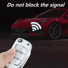 【三种颜色可选：黑色、白色、粉色】适用于奥迪A1 A3 A4 A5 A6 A7 S3 S7 S8 R8 Q2 Q3 Q5 Q7 Q8 C5 C6 TT RS3 RS6的TPU全包覆式汽车翻盖钥匙扣保护套，精致高端，适合女生使用。 - 鑰匙圈60 - 查看 8